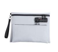 Lockable Money Bag, Money Bag for Travel Storage - Double Layer Wallet for Money Passports Notarial Deeds Banking Security Travel Storage