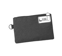 Lockable Money Purse Utility Small Items Storage Bag for Passports Phones Keys Black, 20.6x13.3cm