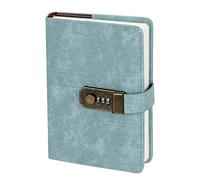 Lockable Notebook B6 Password Hardcover Planner Jotter Diary Notebook Travel Memo Journal Lined Drawing Writing Notepad 127 Pages Daily Secret Diary with Code Lock,100 gsm Paper