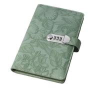 Lockable Notebook Storage, with Secure 3-Digit Lock, 23x14.5x3cm, Money Saving Challenge, Banknote Storage Notebook with Lock, Multi-Compartment Design, for Beginners Families Home