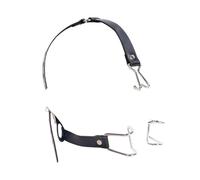 Lockable Open-Mouth Gag,BDSM Gag, Lockable Mouth Spreader with Metal Nose Hook,Bondage Mouth Gag Designed to Keep the Mouth Wide Open,SM Sex Toy