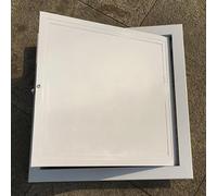 Lockable Paintable Aluminum Access Panel, Heavy Duty Screw-in Attic Door for Universal Plumbing Service Hole Cover