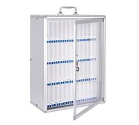 Lockable Phone Box Aluminum Cell Phone Stand with Deep Cartments & Handle Portable nizer for Secure Phone Sto Ideal for Travel & Home Use