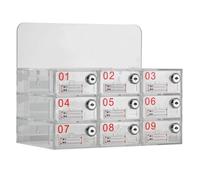 Lockable Phone Storage Box with 9 to 40 Compartments - Mobile Management Solution for Office, School, Factory - Employee nizer, Desk Storage Cabinet, Durable and Secure