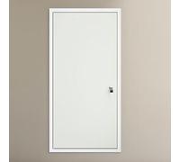 Lockable Plumbing Access Panel with Key, Metal Flush Mount Access Panel Wall Opening Cover, Ceilings Electrical Inspection Hatches(White,40x44in/101.6x111.8cm)