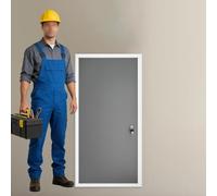 Lockable Plumbing Access Panel with Key, Metal Flush Mount Access Panel Wall Opening Cover, Ceilings Electrical Inspection Hatches(Gray,40x46in/101.6x116.8cm)