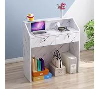 Lockable Reception Desk with Cash Register - Versatile Retail Counter for Beauty Salons, Clothing Stores & Convenience Stores - Ideal Checkout & Customer Service Solution