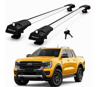 Lockable Roof Bars for Ford Ranger Wildtrak 2023-2026 Roof Rack 2 Pcs Grey