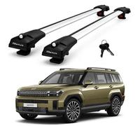 Lockable Roof Bars for Hyundai Santa Fe 2024-2026 Roof Rack 2 Pcs Grey