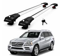 Lockable Roof Bars for Mercedes Gl X164 2006-2012 Roof Rack 2 Pcs Grey