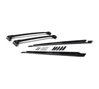 Lockable Roof Cross Bars For Land For Rover For Defender 90 110 130 L663 2020-2025 Lockable Aluminum Roof Rack Crossbars Car Black Rail Cross Bars Alloy(Style 1)