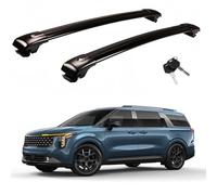 Lockable Roof Rack Cross Bars for Kia Carnival SX and SX Prestige 2022-2026 with Raised Side Rails, 200 lbs Anti-Rust Aluminum Cross Bars, Cross Bars