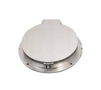 Lockable Round Manhole Cover and Frame Outdoor Sewage Pit Access for Yard (70cm/28in) -and Secure Solution