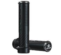 Lockable Rubber Grips for Bicycles Ergonomic Design to Reduce Hand Pressure while Riding (Black)