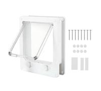 Lockable Safe Flap Door for Cats and Small Dog Easy Installation Mount for Small Pet Flap Interior Large