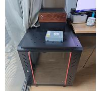 Lockable Server Rack Cabinet 6u 9u 12u 15u 22u, White Black IT Network Rack Enclosure for Servers - A/V - Equipment - Commercial/Residential, Wifi Box Hider(Black,12U)