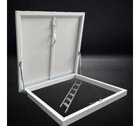 Lockable Skylight Ceiling Hatch Cover Plate with Handle - Customizable 27x38in for Residential & Commercial Attics, Anti-Theft Design for Industrial Facilities