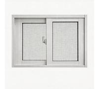 Lockable Sliding Basement Window 20"x20"White Securi s for Homes Chicken s Gas & BathroomsReplacement for Concess Doors & Enhanced Safe