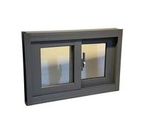 Lockable Sliding Window Thermal Insulated Soundproof Easy Clean Design for Balcony Kitchen Basement Energy Efficient Secure Modern Style