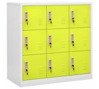 Lockable Steel Office Storage Cabinet - Grey Metal Cupboard with Secure Locker, and Stylish for Home or Office Use, nized Storage Solution