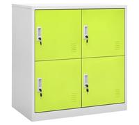 Lockable Steel Office Storage Cabinet - Light Grey Metal Cupboard with Secure Locker for Home & Office nization, Filing, and Document Storage