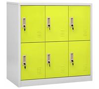 Lockable Steel Office Storage Cabinet - Light Grey Metal Cupboard with Secure Locker for Home & Office nization, Filing & Storage Solution