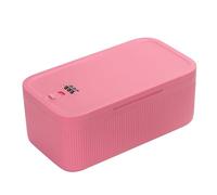 Lockable Storage Box,Smell Proof Container for Personal Private Items, Jewelry, Medicines,Snacks,Locking Cell Phone Smart Device Jail,Small Lock Box for Office,Home,Travelling Store Passport (Berry)