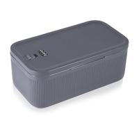 Lockable Storage Box with 3-Digit Code - Portable Medicine Lock Box, Snack and Phone Safe for Home, Fridge or Office - BPA-Free, Secure Combination Lock (23.5x12.8x9.2cm)