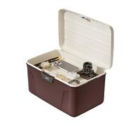 Lockable Storage Containers - Portable Padlock Organizer | Large Capacity Organizer with Key for Documents, Medicine, Kitchen, Crafts, and Electrician Work