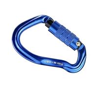 Lockable | Strong Aluminium D-Hooks for Rope Hammock Pets Training Hiking Camping Sport and Backpack