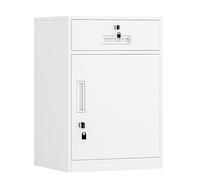 Lockable Veal File Cabinet & Printer Stand Modern Sto Solut for Office & Home Adjustable Height (65cm 85cm) Slish & Functal Fur