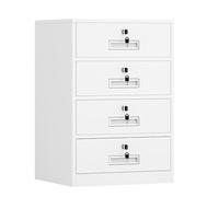Lockable Vertical Filing Cabinet Printer Stand for Office & Home, Adjustable Height 65cm/85cm, Secure Storage Solution, Durable & Modern Design, Space-Saving Organizer