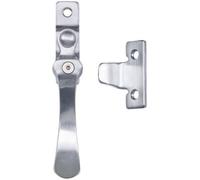Loops Lockable Victorian Casement Window Fastener 57 x 13mm Satin Chrome Loops Multicolor