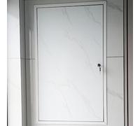 Lockable wall access door, flush-mounted aluminum access hatch, concealed inspection hatch for plumbing and wiring systems (16 x 16 inches (400 x 400 mm))