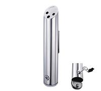 Lockable Wall Mounted Ashtray, Rustproof Outdoor Smoking Receptacle with Key, Durable Cigarette Disposal for Home & Public Use