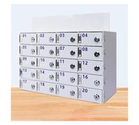 Lockable Wall Mounted Cell Phone Locker Box Secure Sto Cabinet for School Classrooms Offices and Employee Use Ideal for Keeping Devices Safe and nized