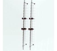 Lockable Wall-Mounted Eyeglass Display Stand - Secure Storage Organizer for Optical Shops and Malls, Modern Decorative Design