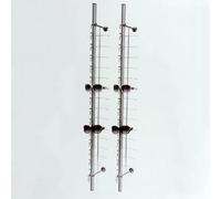 Lockable Wall-Mounted Eyeglass Display Stand - Secure Storage Organizer for Optical Shops and Malls, Modern Decorative Design
