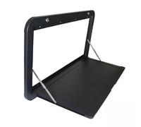Lockable Wall Mounted Folding Table, Aluminum Portable Outdoor Dining Table, Waterproof Lightweight for RV Camping Picnic