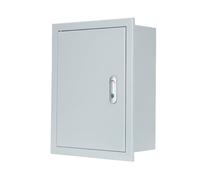 Lockable Wall-Mounted Metal Electrical Junction Box Universal Outdoor & Indoor Project Box Easy to Install Secure Embedded Design (60x80x16cm)