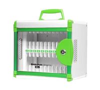 Lockable Wall-Mounted Phone Locker with Handle for Secure Device Management