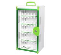 Lockable Wall-Mounted Phone Locker with Handle for Secure Device Management