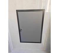 Lockable Waterproof Access Door Panel for Drywall - 30x40in Inspection Hatch for Water Valve, Electrical, and Wiring Access - Durable Service Door