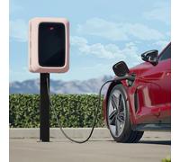 Lockable Waterproof EV Charger Enclosure with Pedestal for Outdoor Floor Mounted Charging Station