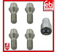 Lockable Wheel Bolt Kit Febi 27054 For Peugeot 807 Expert MK1 1995 on B425
