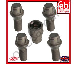 Lockable Wheel Bolt Kit Febi 47550 For BMW M1 M2 M3 M4 M5 M6 X2 X3 X4 X5 X6