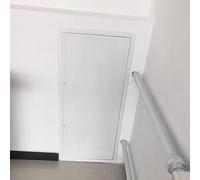 Lockable White Crawl Space Access Door 40x63 in Plumbing Access Panel for Residential/Hotel/Mall Wall Hole Cover Plate Durable Design Easy Installation Secure Access Solution