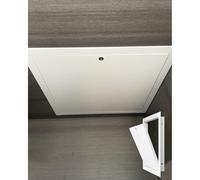 Lockable White Metal Access Panel 20x26in - Perfect for HVAC, Wall, Ceiling, Drywall, Garage, Bathroom, Attic Access Door - Durable, Easy Installation, Versatile