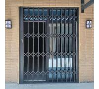 Lockable Window Burglar Bars Invisible Sliding Grille Door Aluminum Alloy Security Net for Windows & Gates Basement & Loft Protection (31x64in/79x162.6cm)