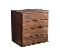 Lockable Wooden Office Armoire - Multi-Drawer A4 Document Organizer for Secure Storage of Flat Files Ideal for Home & Office Supplies Management